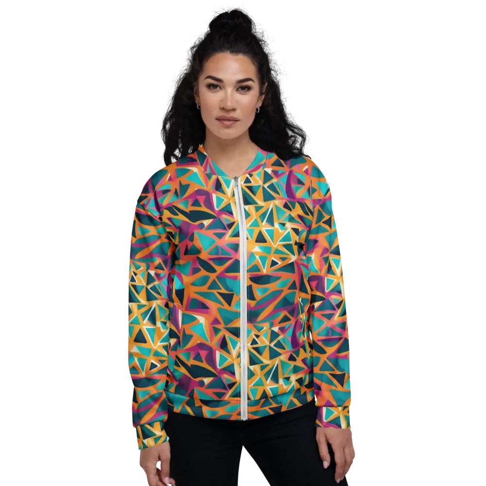 Magma Matrix on Bomber Jacket — Front