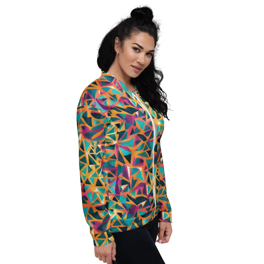 Magma Matrix on Bomber Jacket — Right