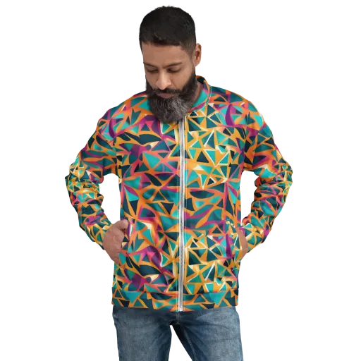 Magma Matrix — Bomber Jacket