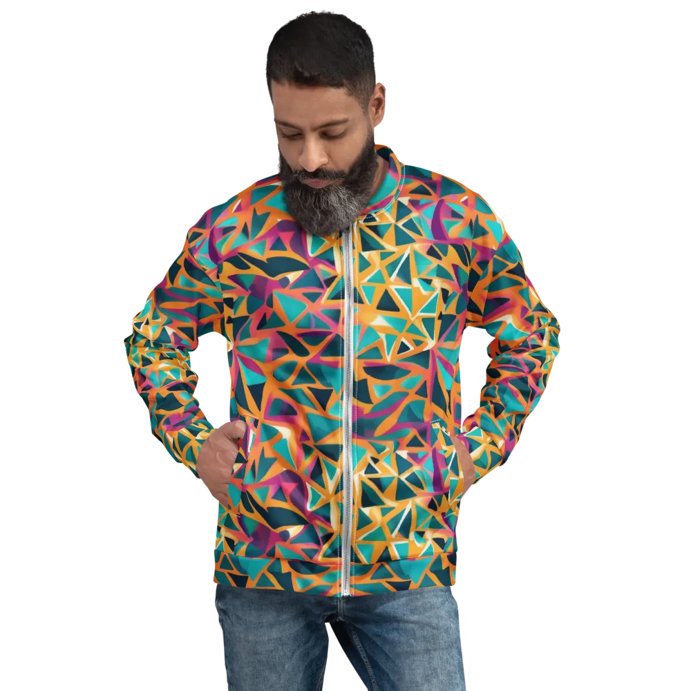 Magma Matrix on Bomber Jacket — Front