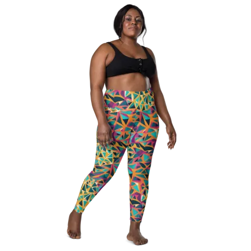 Magma Matrix on a Leggings with Pockets