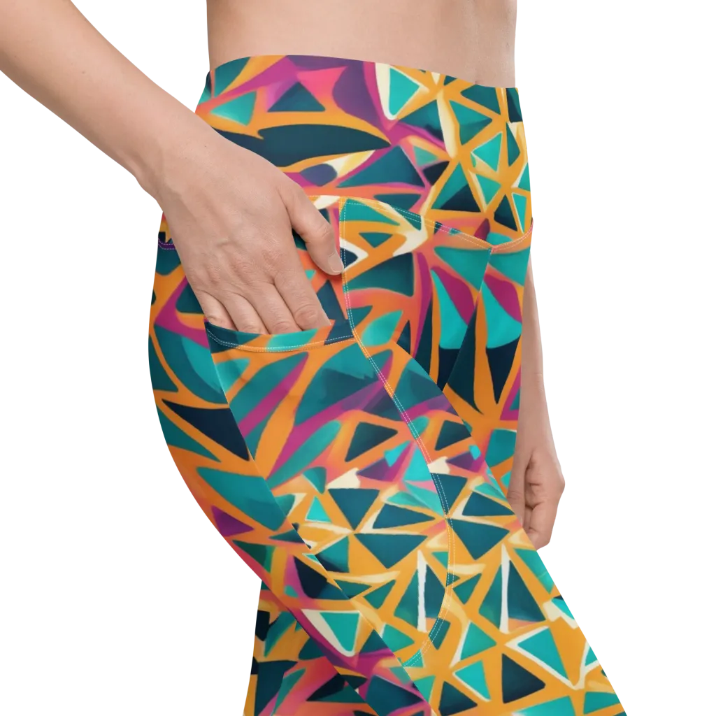 Magma Matrix on Leggings with Pockets — Product details