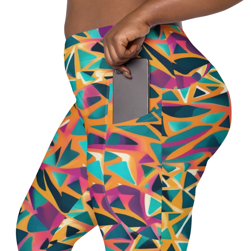 Magma Matrix on Leggings with Pockets — Product details 2