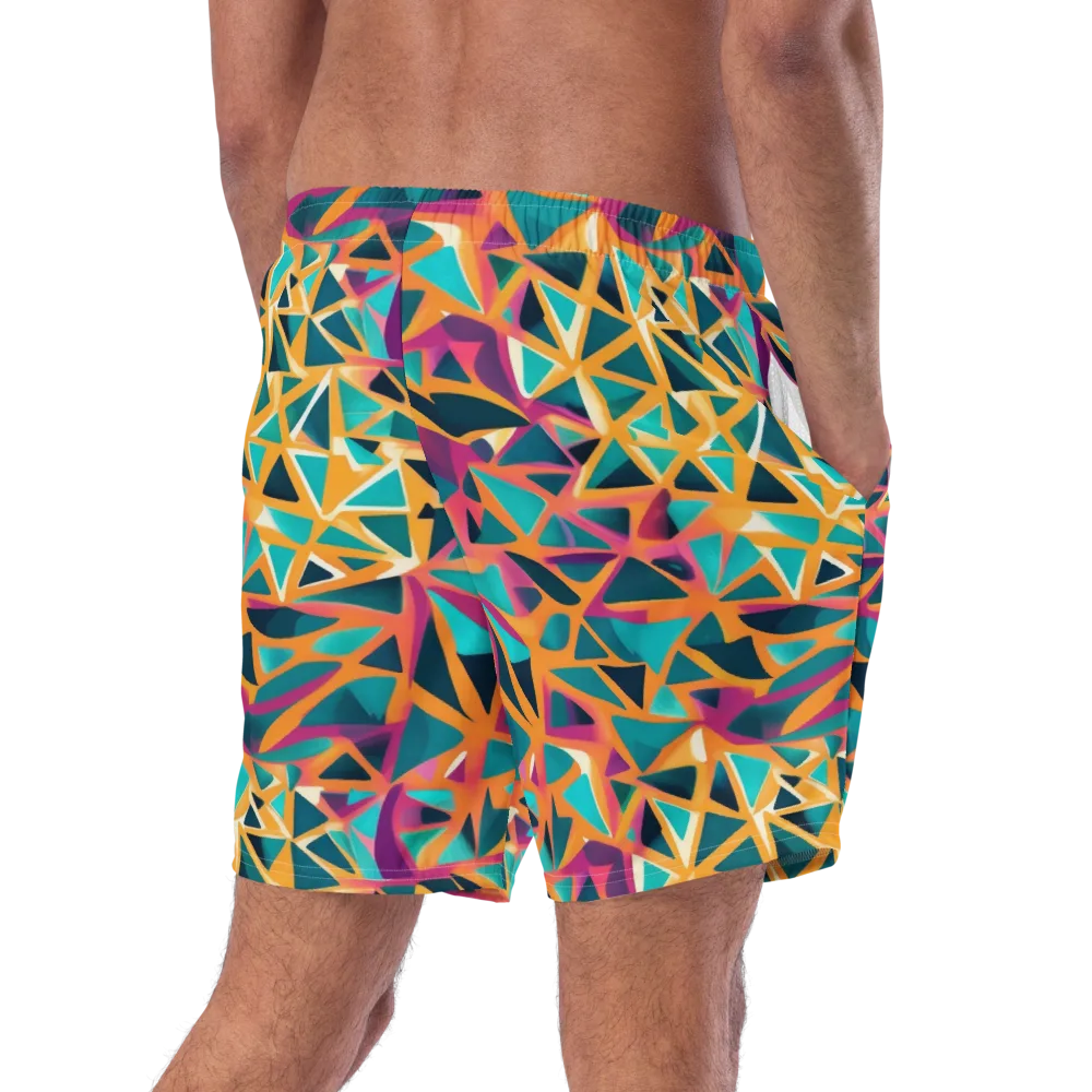 Magma Matrix on Swim Trunks — Right Back