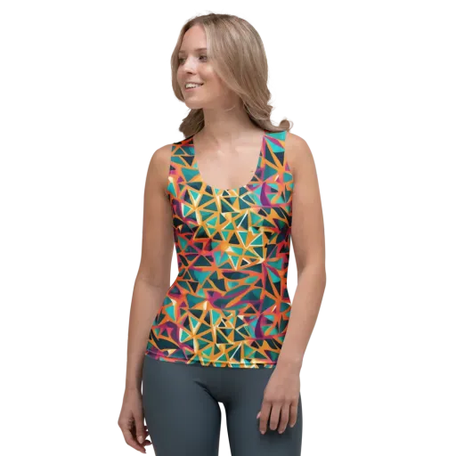 Magma Matrix on a Women's Tank Top