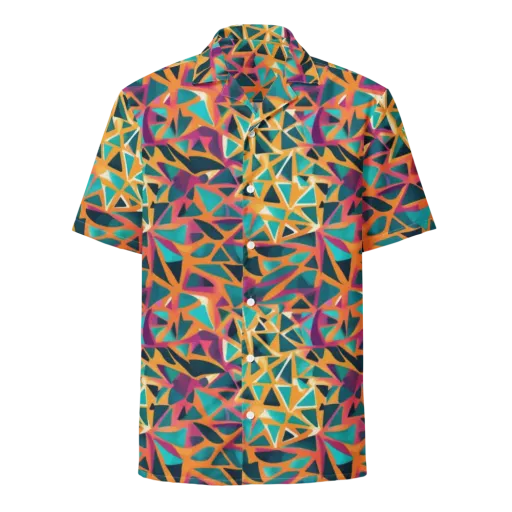 Magma Matrix on a Button Shirt