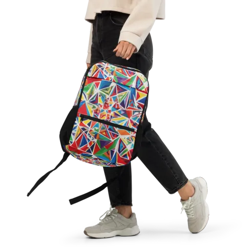 Facet Frenzy on a Utility Backpack