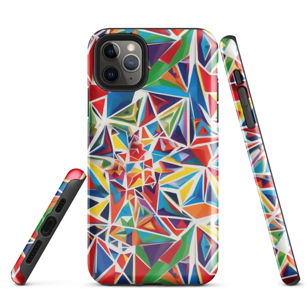 Facet Frenzy on Tough Case for iPhone® — Front