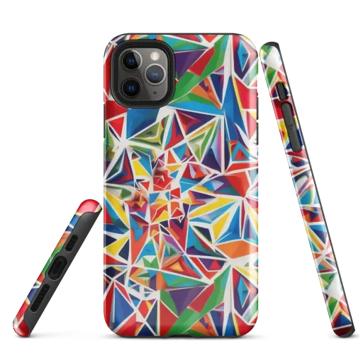 Facet Frenzy on a Tough Case for iPhone®