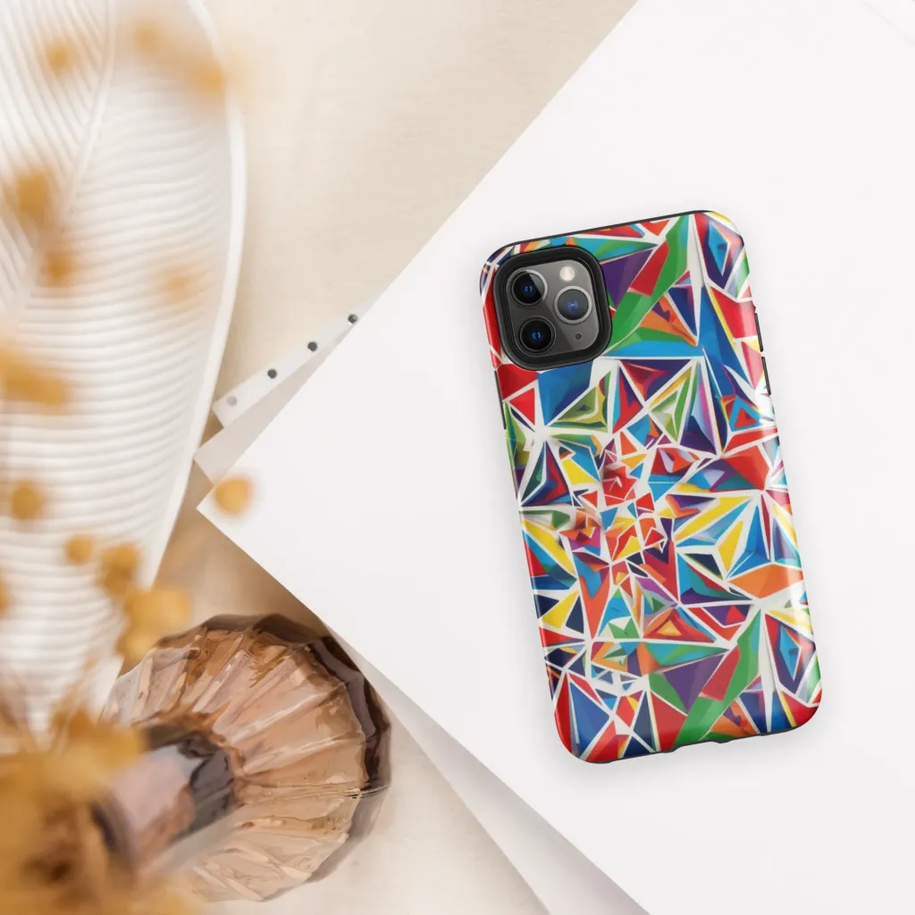 Facet Frenzy on Tough Case for iPhone® — Front