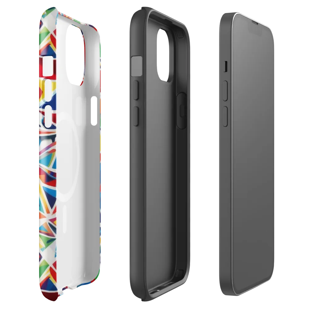 Facet Frenzy on MagSafe Tough Case for iPhone® — Front