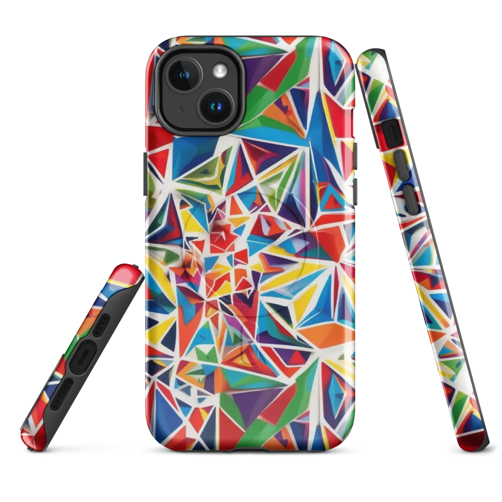 Facet Frenzy on MagSafe Tough Case for iPhone® — Front