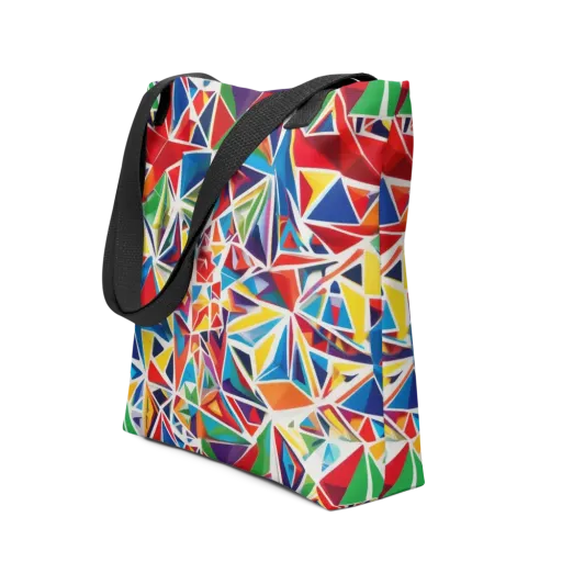 Facet Frenzy on a Tote Bag