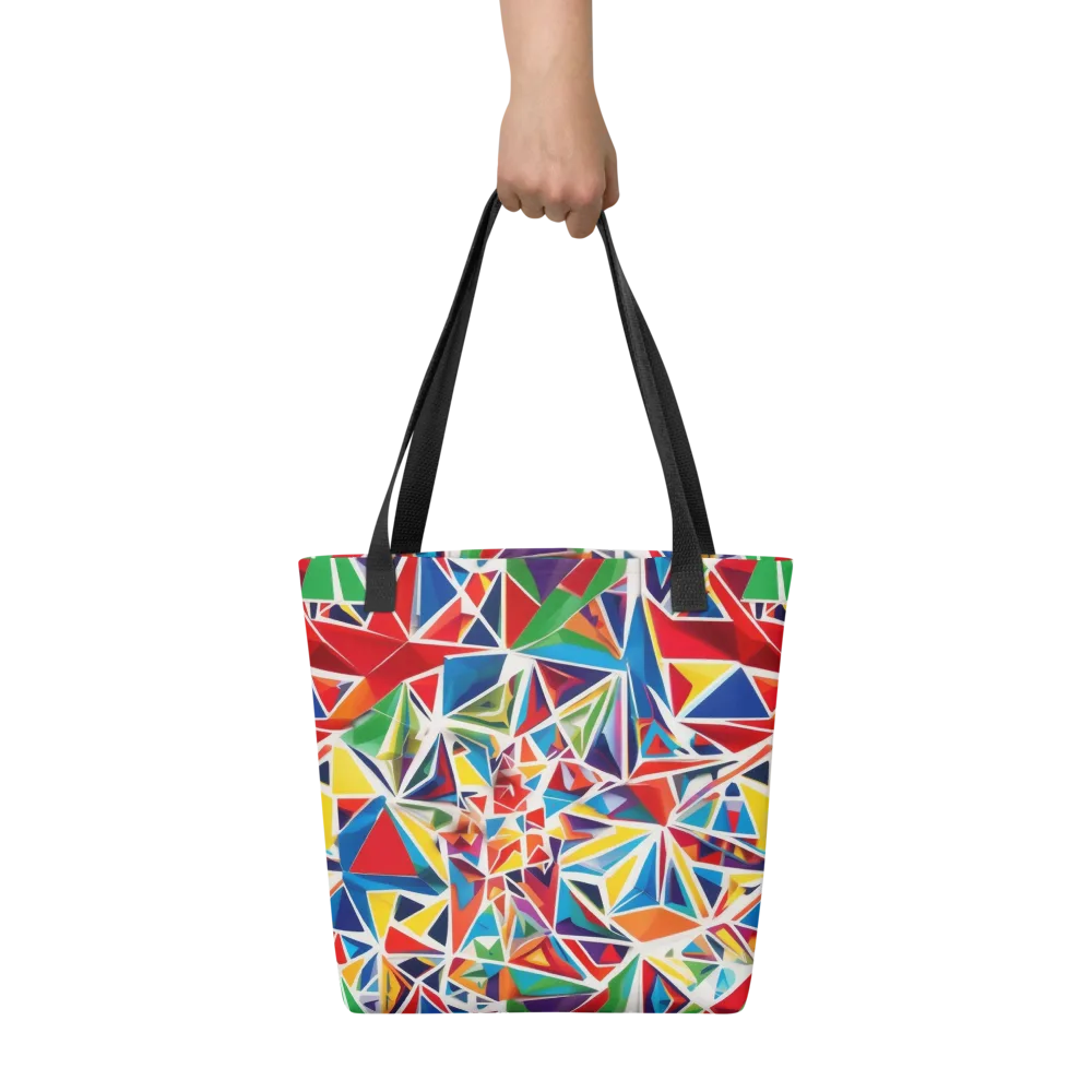 Facet Frenzy on Tote Bag — Front
