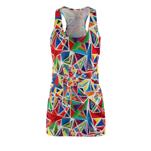 Facet Frenzy on a Racerback Dress