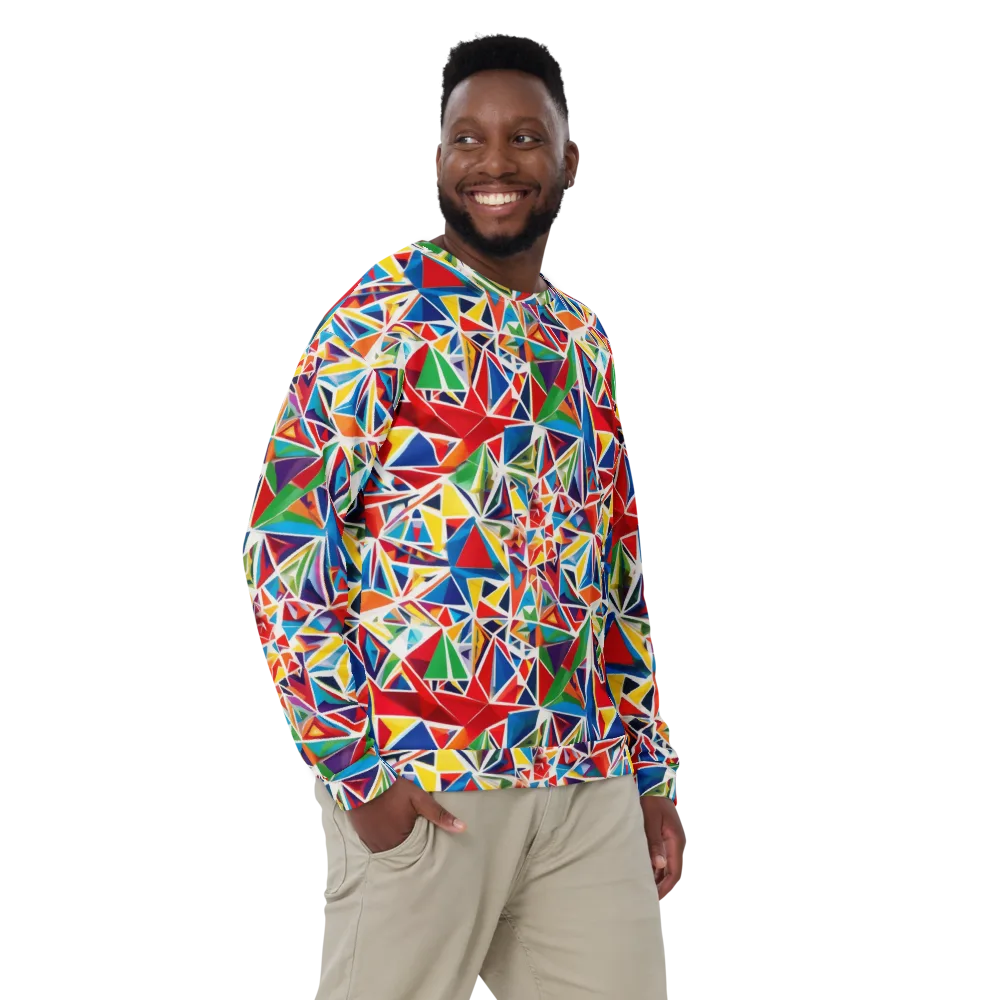 Facet Frenzy on Sweatshirt — Front