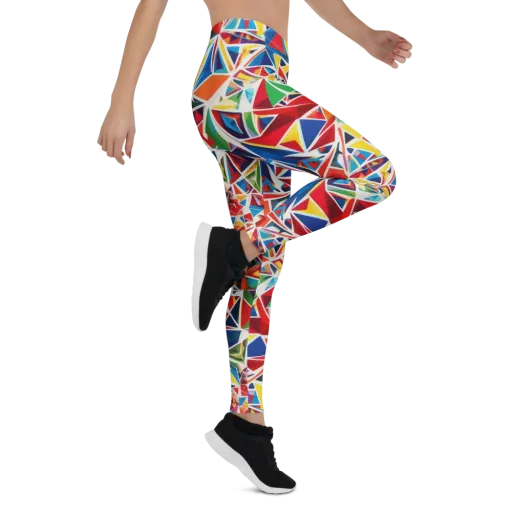 Facet Frenzy on a Leggings
