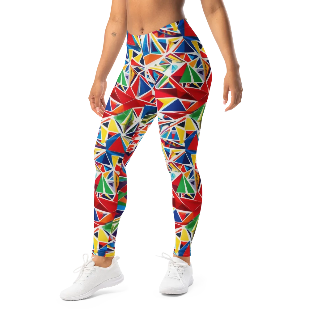 Facet Frenzy on Leggings — Left Front