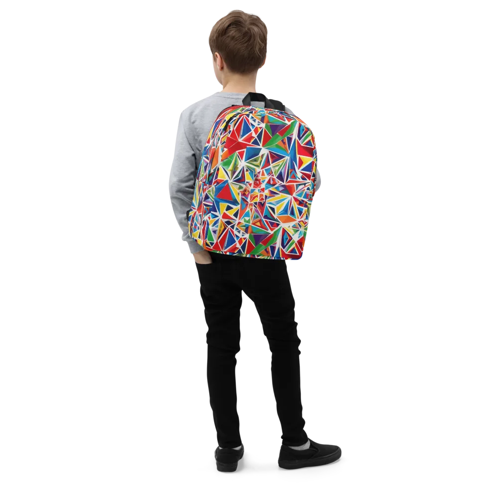 Facet Frenzy on Minimalist Backpack — Right Front