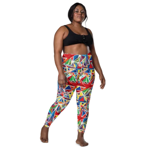 Facet Frenzy on a Leggings with Pockets