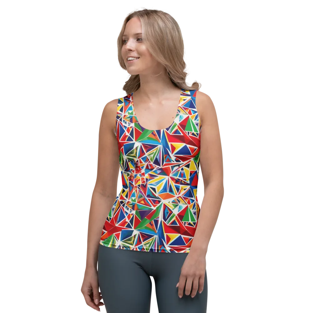 Facet Frenzy on Women's Tank Top — Front