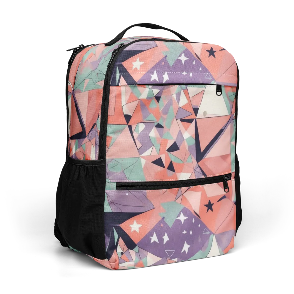 Coral Prism on Utility Backpack — Right Front