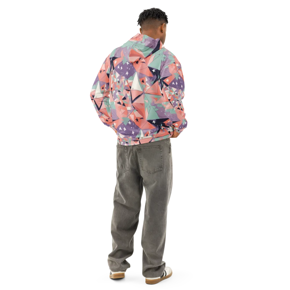 Coral Prism on Cotton Hoodie — Back