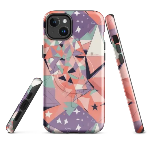 Coral Prism on a MagSafe Tough Case for iPhone®