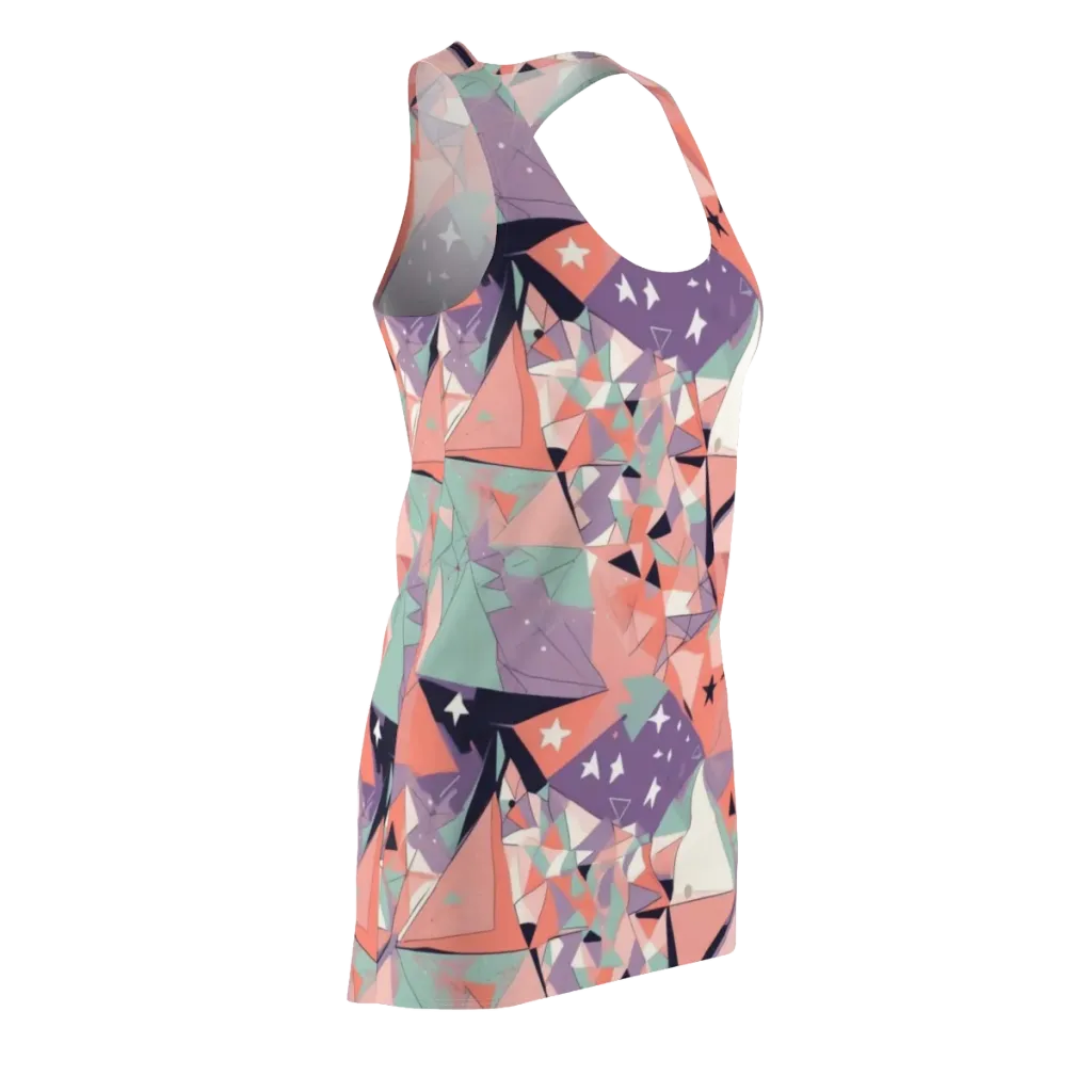 Coral Prism on Racerback Dress — Front Side