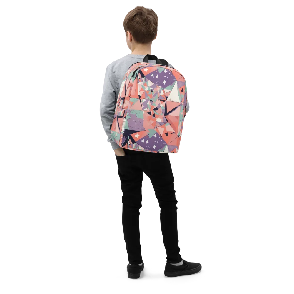 Coral Prism on Minimalist Backpack — Right Front