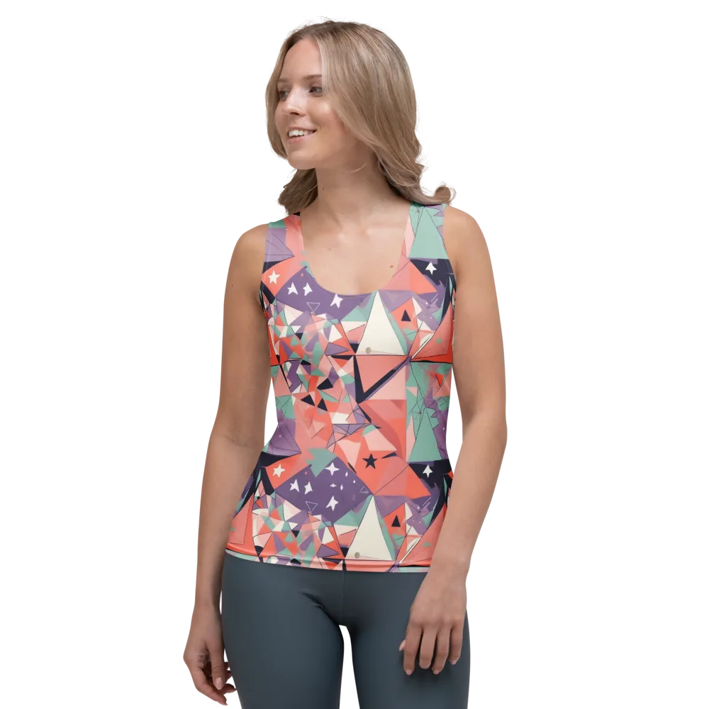 Coral Prism on Women's Tank Top — Front