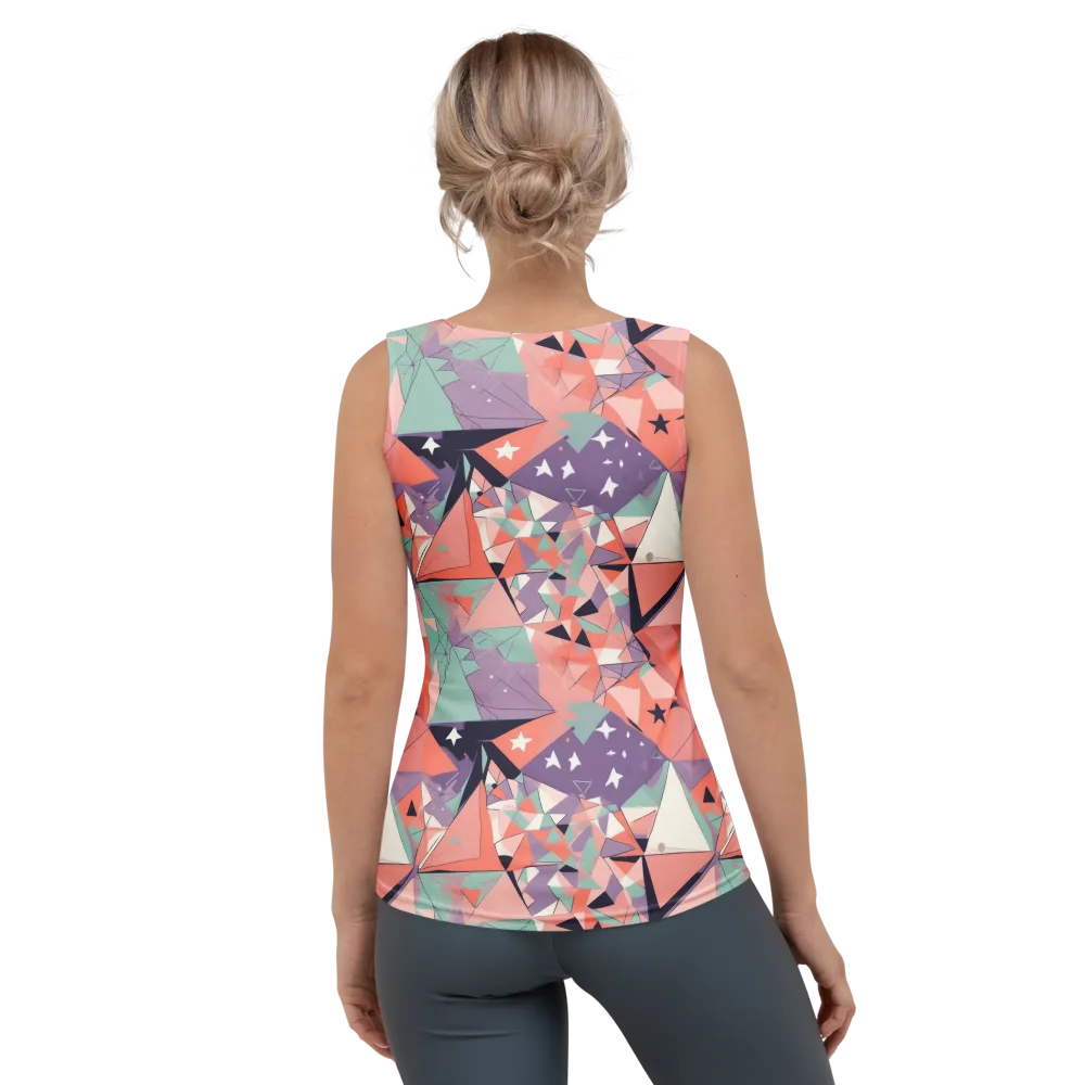 Coral Prism on Women's Tank Top — Back