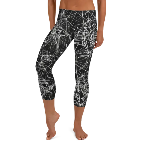 Blackstar Network on a Capri Leggings