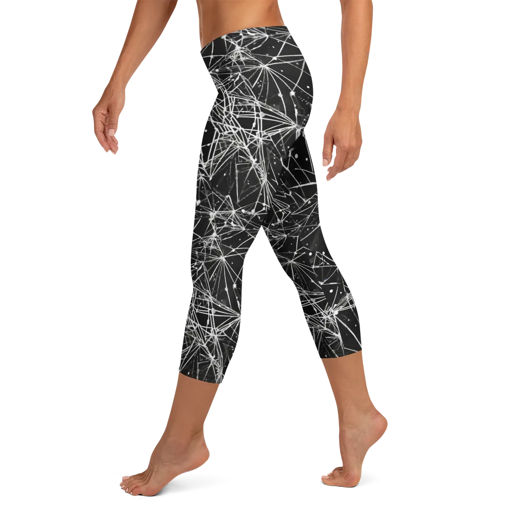 Blackstar Network on Capri Leggings — Left
