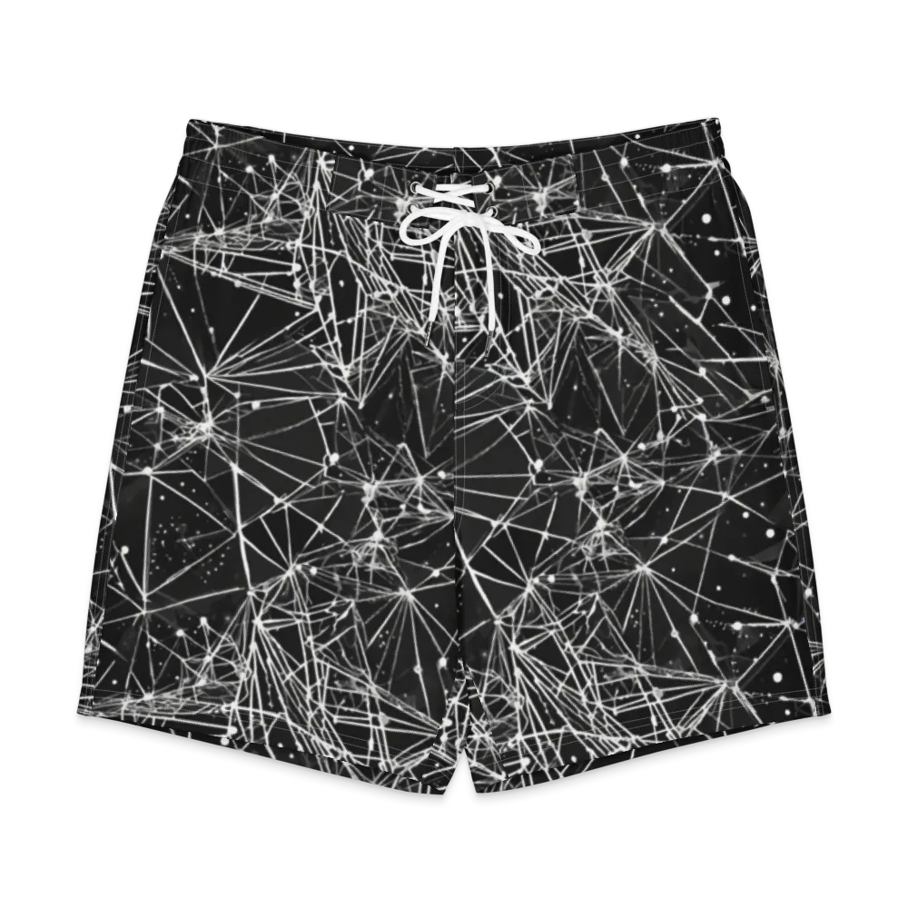 Blackstar Network on Men's Board Shorts — Front