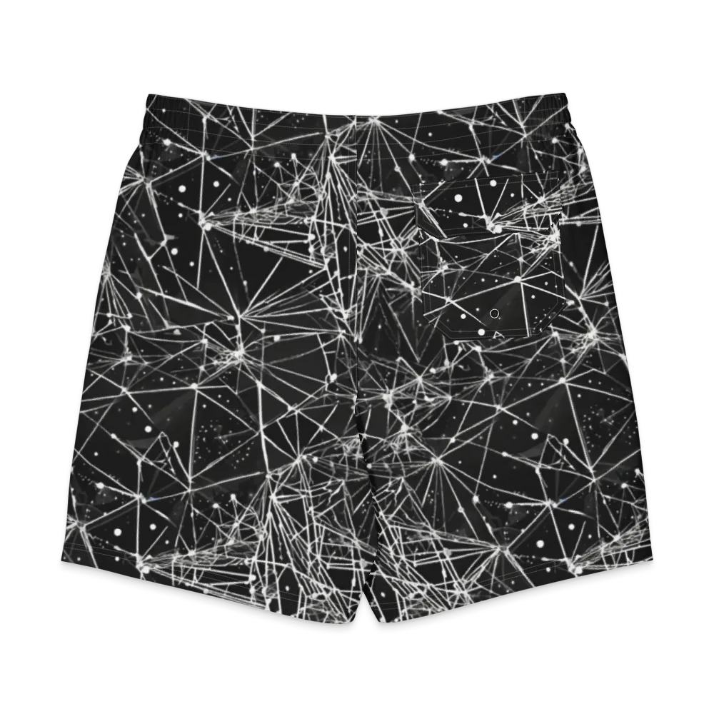 Blackstar Network on Men's Board Shorts — Back