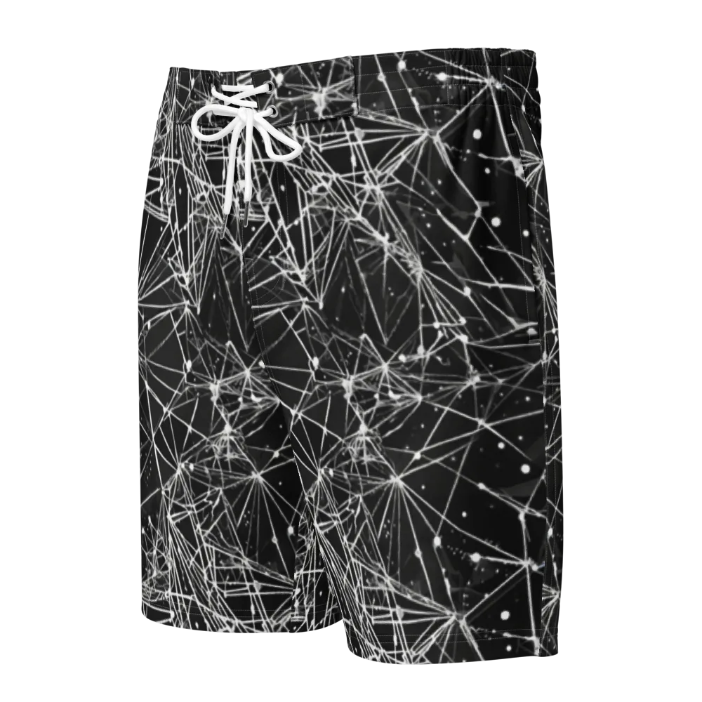 Blackstar Network on Men's Board Shorts — Front
