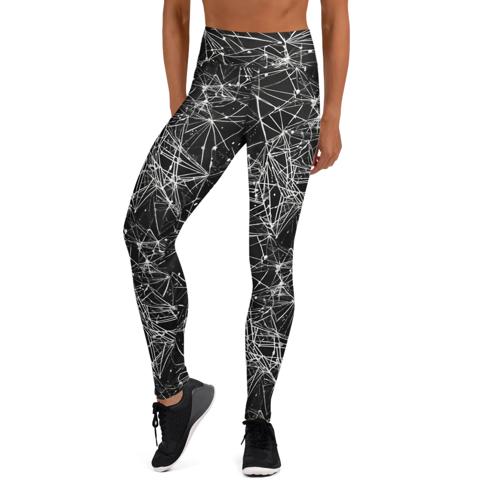 Blackstar Network on Yoga Leggings — Front
