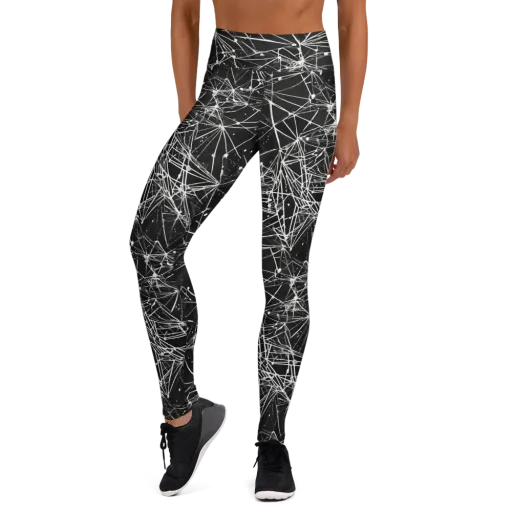 Blackstar Network on a Yoga Leggings