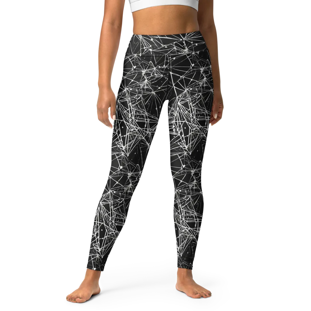 Blackstar Network on Yoga Leggings — Front