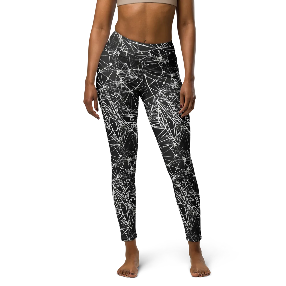 Blackstar Network on Yoga Leggings — Front