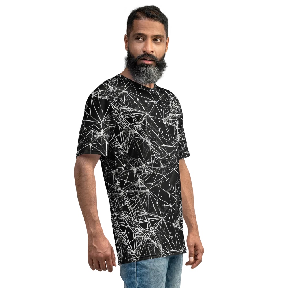 Blackstar Network on Men's Crew Neck T-Shirt — Right