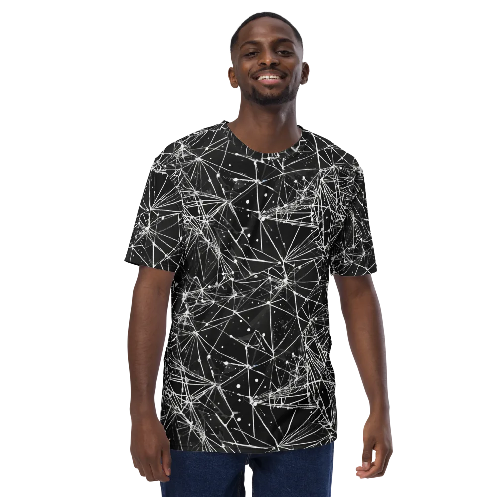 Blackstar Network on Men's Crew Neck T-Shirt — Front