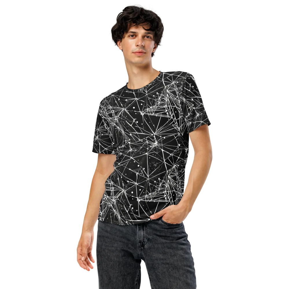 Blackstar Network on Men's Crew Neck T-Shirt — Front