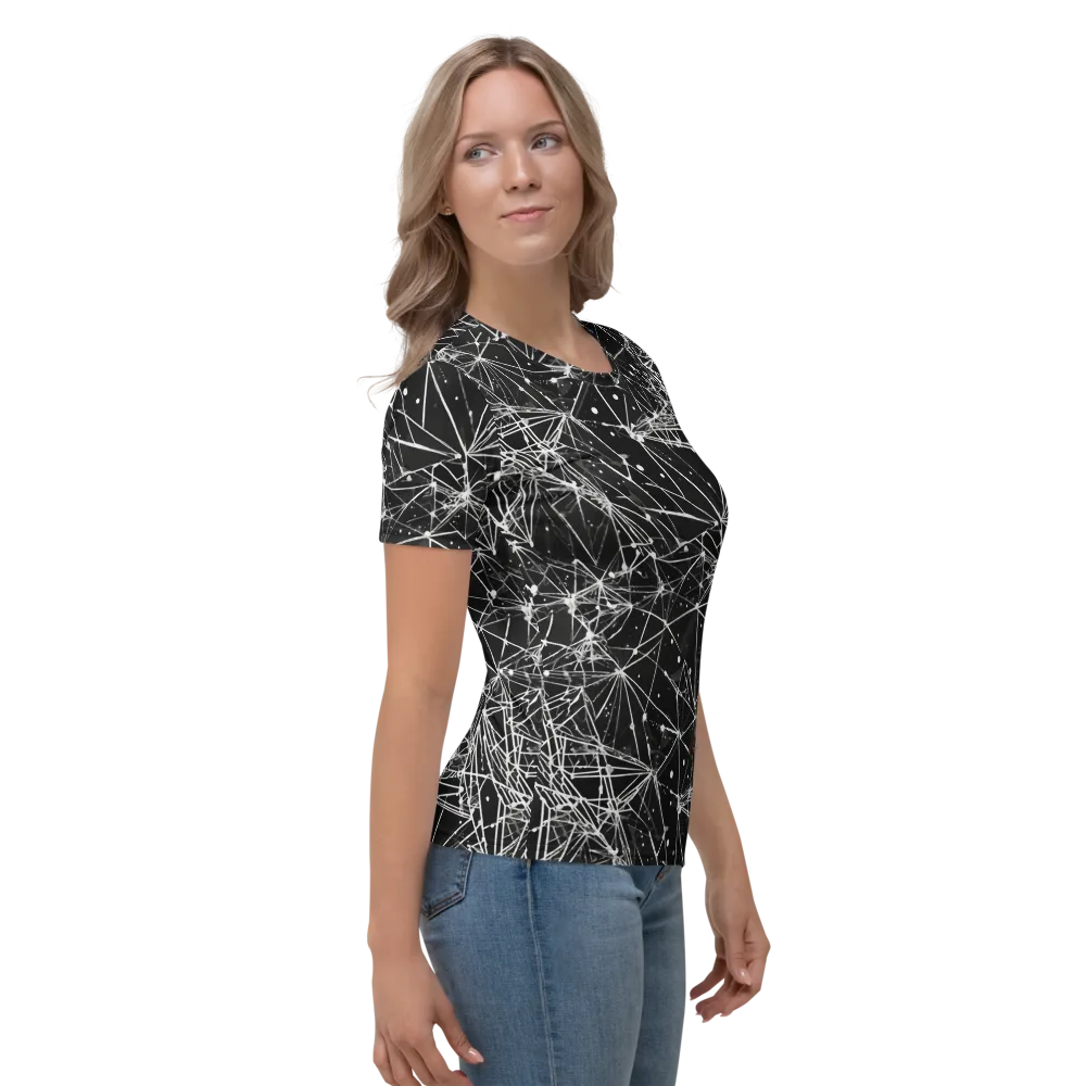 Blackstar Network on Women's Crew Neck T-Shirt — Right
