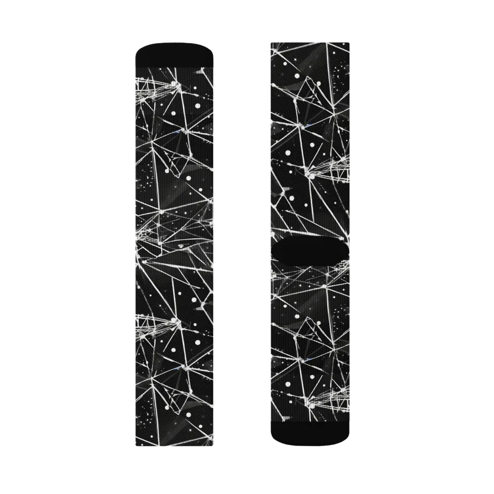 Blackstar Network on Socks — Right Sock