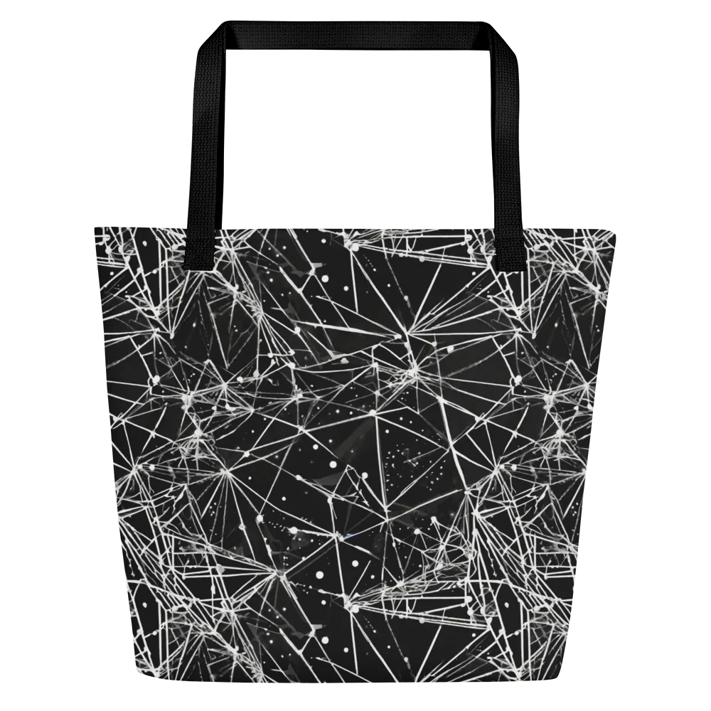 Blackstar Network on Large Tote Bag W/ Pocket — Front