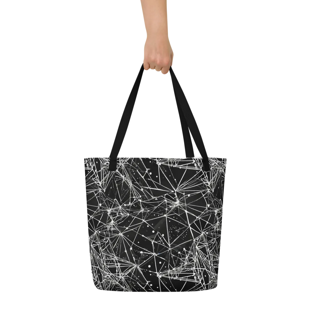 Blackstar Network on Large Tote Bag W/ Pocket — Front