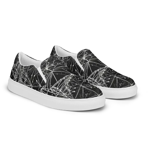 Blackstar Network on a Women's Slip-On Canvas Shoes