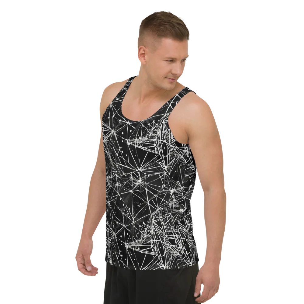 Blackstar Network on Men's Tank Top — Left Front